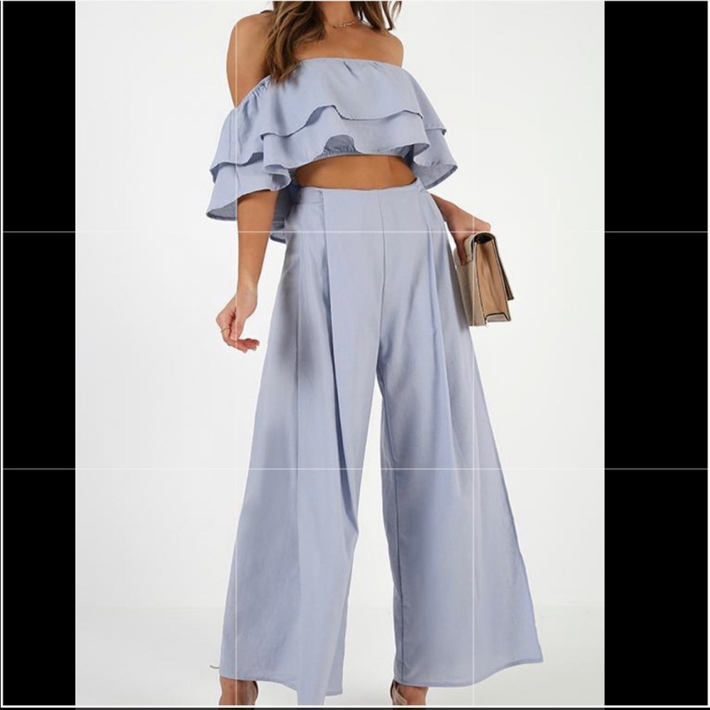 Showpo. light blue linen set